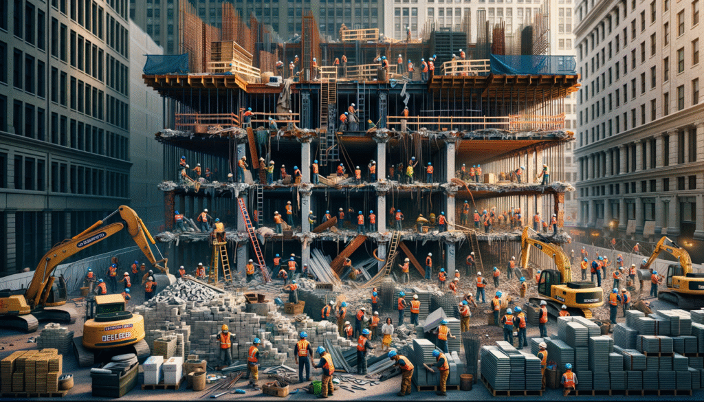 Deconstruction of building