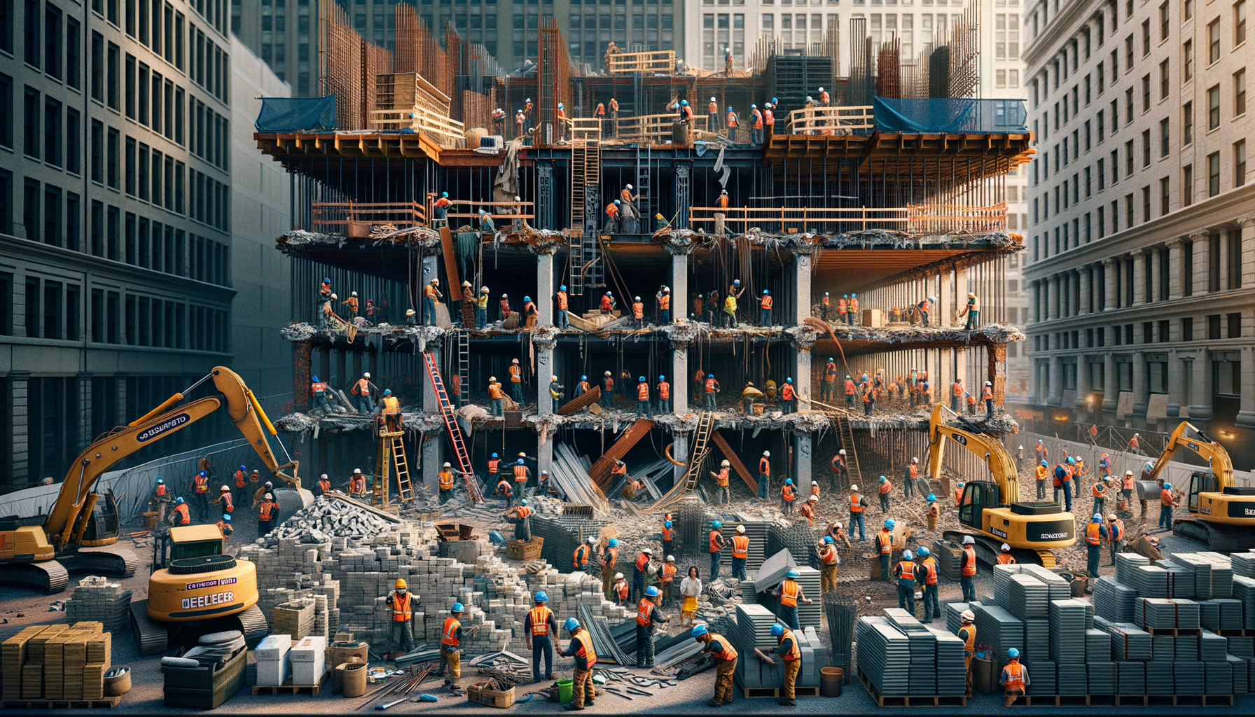 Deconstruction of building