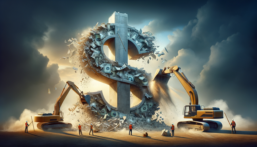 Demolition of Dollar Sign