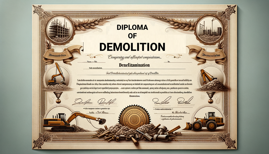 Diploma of Demolition