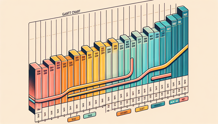 Gant Chart with Timeline