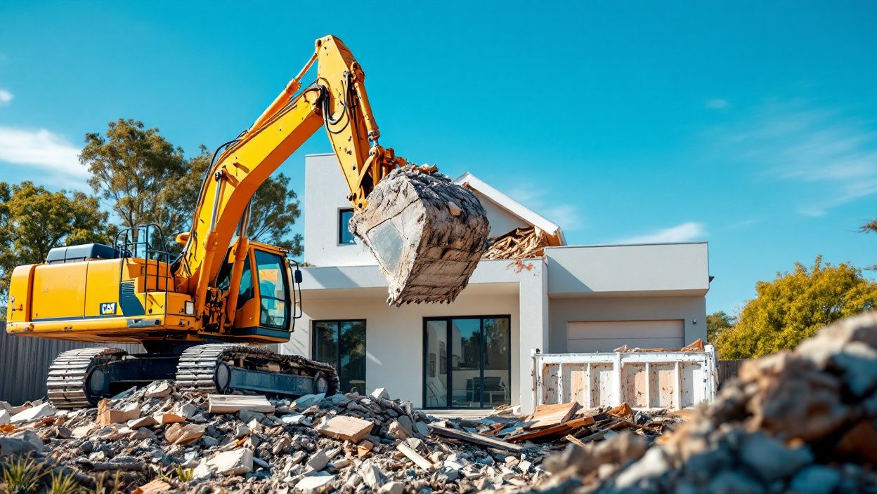 Machinery on Demolition Site [3]